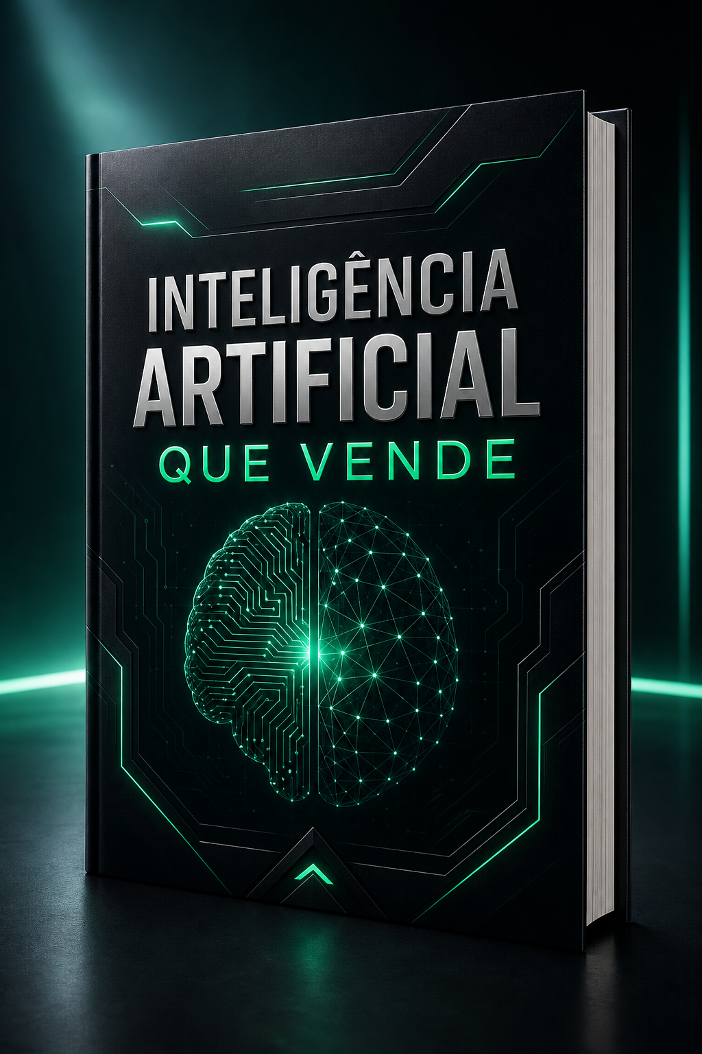 Mockup do e-book Inteligência Artificial que Vende